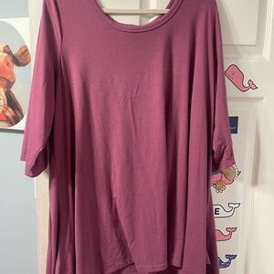 SHEIN Mauve Tunic Top